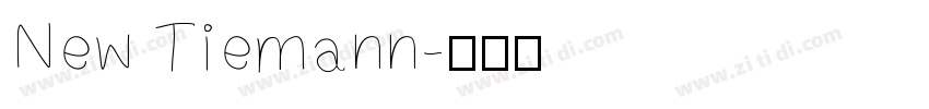 New Tiemann字体转换